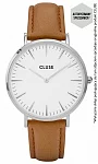 Cluse Boho Chic Silver White Caramel CL18211