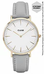 Cluse Boho Chic Yellow Gold White Grey CL18414