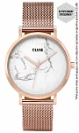 La Roche Mesh Rose Gold/White Marble