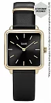 La Tetragone Gold Leather Black Black