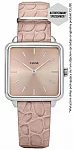 Cluse La Tetragone Silver Leather Soft Almond Alligator CW0101207019