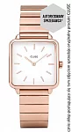 La Tetragone Single Rose Gold White