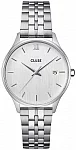 Minuit Date Silver Bracelet White Dial