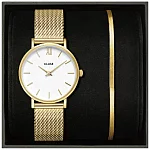 Cluse Minuit Mesh Gold PVD Bracelet Set CG10215