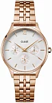 Minuit Multifunction Rose Gold White Dial Bracelet