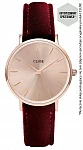 Cluse Minuit Rose Gold Red Velvet CL30042