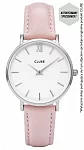 Cluse Minuit Silver White Pink CL30005