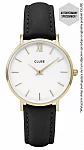 Cluse Minuit Yellow Gold White Black CL30019