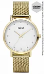 Cluse Pavane Mesh Gold Stones CL18302