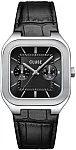Cluse Quadrus Multifunction Day-Date Black Leather Black Dial CW26203