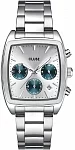 Quartaut Silver Bracelet Silver Dial Chronograph