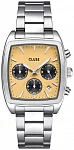 Cluse Quartaut Silver Bracelet Yellow and Grey Dial Chronograph CW52004
