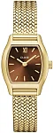Cluse Tonnette Mini Brown Dial Yellow Gold Mesh CW16504