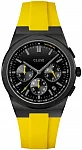 Vigoureux Chrono Yellow Silicone Black Dial