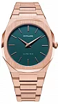 Ultra Thin Rose Gold Green Dial Lady
