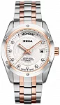 Doxa Noble Gent Automatic Day-Date Diamonds Rose Gold PVD D171RWH