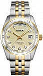 Noble Gent Automatic Day-Date Diamonds Yellow Gold PVD
