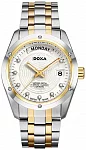 Doxa Noble Gent Automatic Day-Date Diamonds Yellow Gold PVD D171TWH