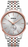 Doxa Slim Line Gent Small-Second Rose Gold PVD 105.60.021.60