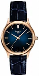 Excellence Lady Rose Gold Blue Leather Blue Dial