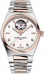 Highlife Ladies Automatic Heart Beat Open-Heart Diamonds Set