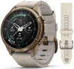 Garmin Fenix 9 Pro 43mm inReach Sapphire Titanium Autumn Gold, Leather & Silicone Strap Set AMOLED HR GPS 010-04335-41