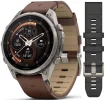 Garmin Fenix 9 Pro 47mm inReach Sapphire Titanium, Walnut Leather & Silicone Strap Set AMOLED HR GPS 010-04336-41