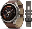 Garmin Fenix 9 Pro 51mm inReach Sapphire Titanium, Walnut Leather & Silicone Strap Set AMOLED HR GPS 010-04337-41