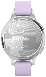 Garmin Lily 2 Active 35mm Digital Smartwatch Silver, Jasmine Purple Strap HR 010-02839-01