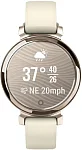 Lily 2 35mm Digital Smartwatch Cream Gold Aluminum, Coconut Rubber Strap