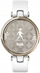 Garmin Lily Sport Cream Gold White Case Silicone Strap 34mm HR Digital Smartwatch 010-02384-10