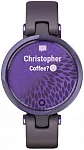 Garmin Lily Sport Midnight Orchid Dark Orchid Case Silicone Strap 34mm HR Digital Smartwatch 010-02384-12