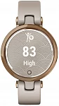 Garmin Lily Sport Rose in Gold Light Sand Case Silicone Strap 34mm HR Digital Smartwatch 010-02384-11