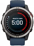 Quatix 7 Pro 47mm Sapphire Marine Smartwatch Blue Silicone Strap AMOLED HR GPS