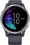Venu 43mm Granite Blue Silver HR GPS Digital Smartwatch