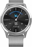 Vivomove Luxe 42mm Hybrid Smartwatch Steel, Silver Mesh HR