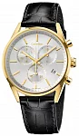 CALVIN KLEIN Gent Formality Chrono Yellow Gold PVD K4M275C6