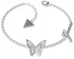 Guess Bransoletka Damska Motyl Kryształki Stal UBB70115-S