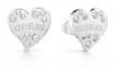 Guess Kolczyki Sztyfty Serca Kryształki Stal UBE78051