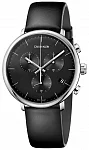 High Noon Chronograph Black Leather