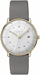 Max Bill Quartz MEGA Solar Sapphire Sand Gold PVD