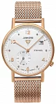 Junkers Eisvogel F13 Lady Quartz Rose Gold PVD Mesh JU-6733M-5