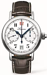 Longines Heritage Column-Wheel Single Push-Piece Chronograph Strap XL L2.775.4.23.5