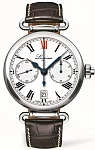 Longines Heritage Column-Wheel Single Push-Piece Chronograph Strap XL L2.776.4.21.5