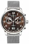 LZ127 Count Zeppelin Quartz Chrono Big Date Mesh