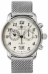 LZ127 Count Zeppelin Quartz Chrono Big Date Mesh
