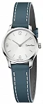 Lady Endless Silver Dial Blue Leather