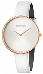 CALVIN KLEIN Lady Full Moon Silver Dial Rose Gold PVD K8Y236L6