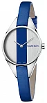 CALVIN KLEIN Lady Rebel Silver-Blue Leather K8P231V6