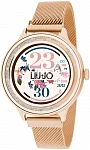 Digital Smartwatch Dancing Rose Gold Mesh